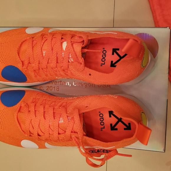 Nike Mercurial NRG x Off-white Zoom Fly Size 8.5 - Picture 5 of 7